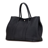 エルメス ガーデンパーティPM トートバッグ ブラック シルバー金具 ネゴンダ レディース HERMES 【中古】